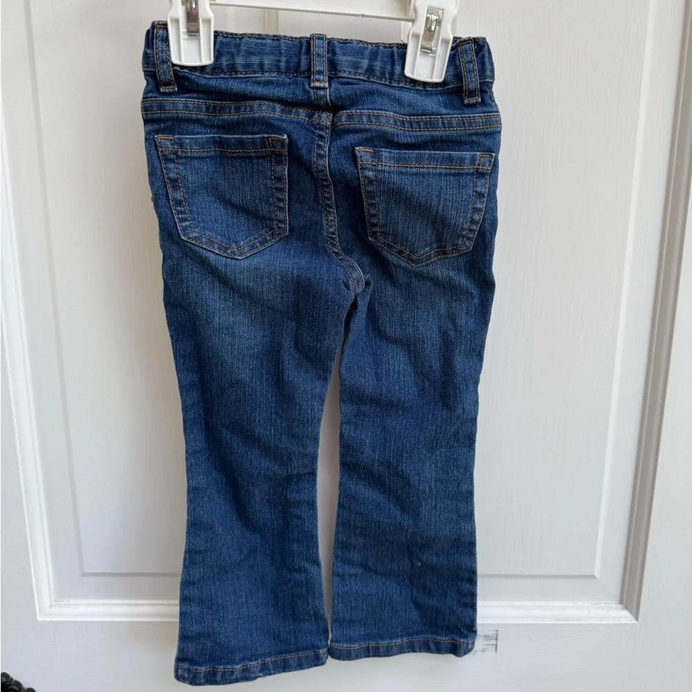NWOT The Children's Place 3T Girls Denim Bootcut Jeans Pants